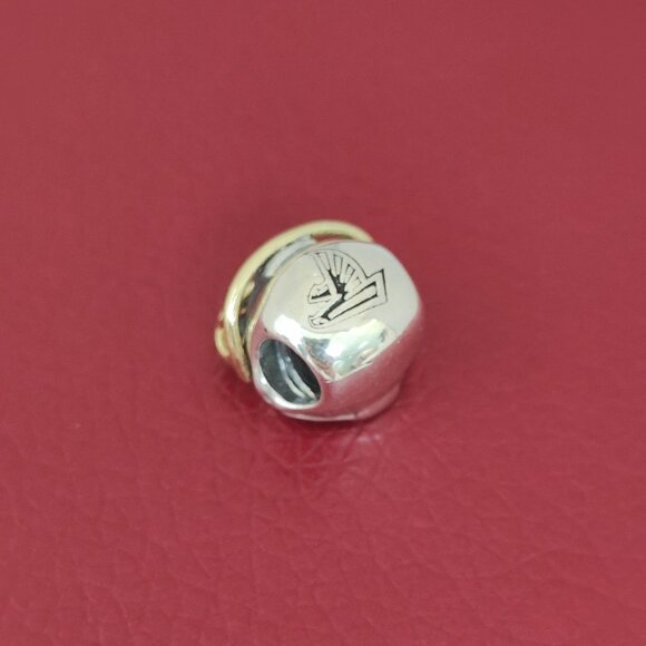 Pandora Atlanta Falcons NFL Football Helmet Charm 14K Gold and S925 Silver - Picture 6 of 9